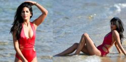 Jasmin Walia enjoys the Sun and Sea on Spanish Beach