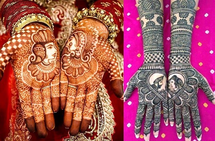 Image result for The Raja and Rani in mehandi