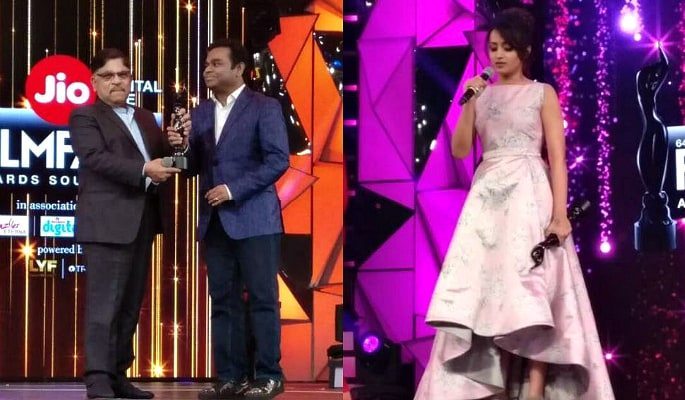 64th Jio Filmfare Awards South 2017 Winners