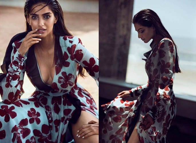 Sonam Kapoor smoulders in Gucci for Vogue India Cover