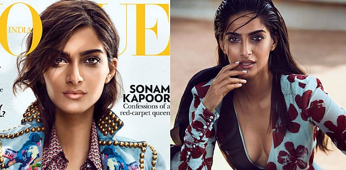 Sonam Kapoor smoulders in Gucci for Vogue India Cover | DESIblitz
