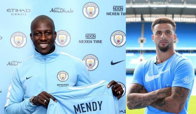 Kyle Walker and Benjamin Mendy are two of the most expensive defenders in the world