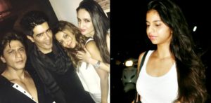 Suhana Khan at Cinema Outing while SRK and Gauri Party