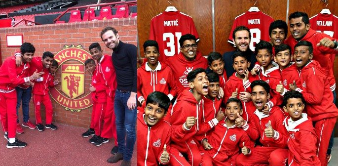 Juan Mata brings Manchester United Joy to Mumbai Youngsters