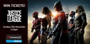 Win Tickets to see Justice League in IMAX 3D