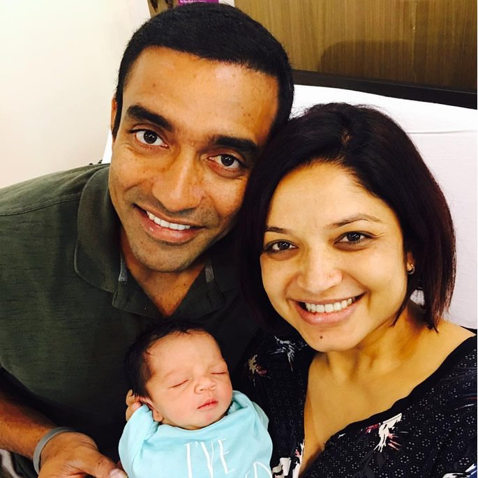 Cricketer Robin Uthappa and Sheethal Goutham have First Baby