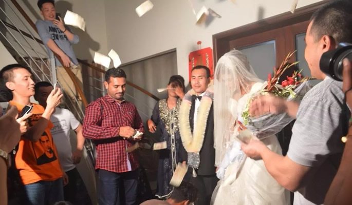 Celebrating the first Chinese-Pakistani wedding