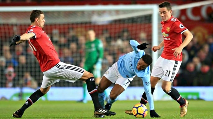 Ander Herrera and Nemanja Matic struggled in a United midfield without Paul Pogba