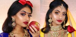 Makeup Artist creates Desi Disney Princess Looks