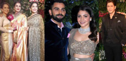 Virat & Anushka welcome Bollywood to Glitzy Wedding Reception