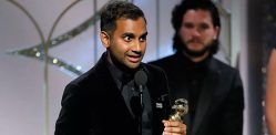 Aziz Ansari wins TV Comedy Best Actor at Golden Globes 2018 ft