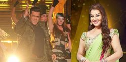 Salman Khan performing and Shilpa Shinde