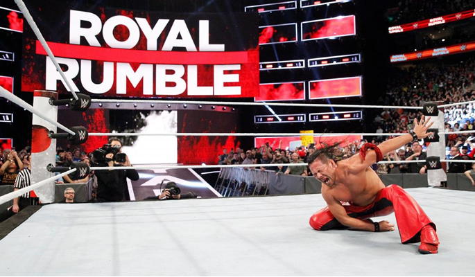 Shinsuke winning the Royal Rumble
