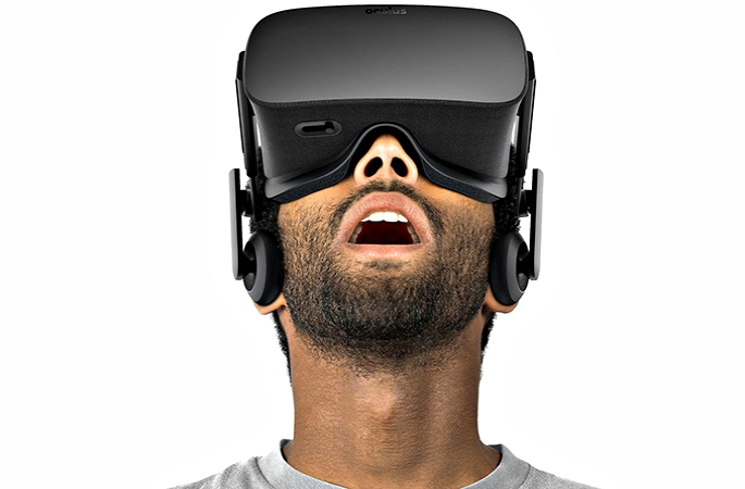 Man with VR headset