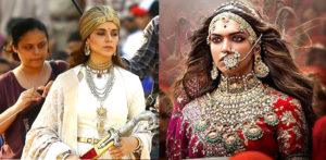 Kangana and Deepika as the historical queens