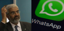 Sunil Shastri and WhatsApp logo