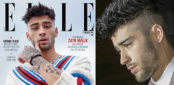 Zayn on Elle India cover and looking down