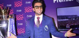 Ranveer Singh reveals Arsenal Love at India’s Premier League Event