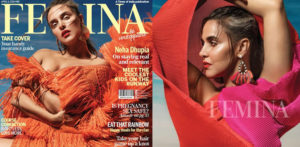 Neha Dhupia scorches in Shades of Red for Femina Photoshoot