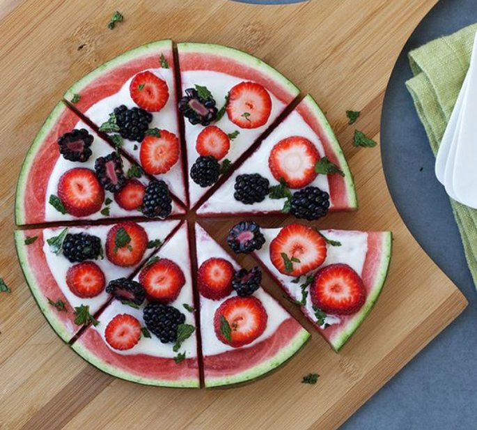 Exotic Watermelon Pizza