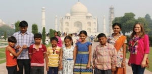 T for Taj Mahal