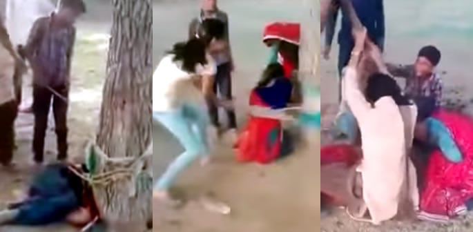 video indian woman beaten