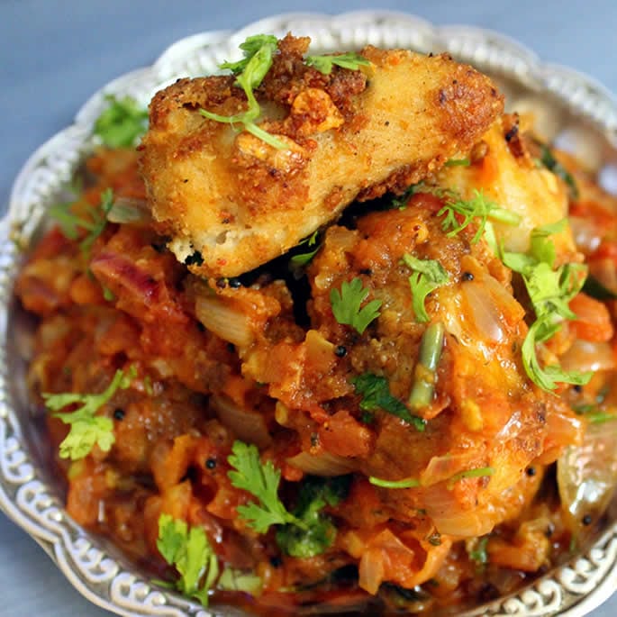 strange and exotic achari adbi curry