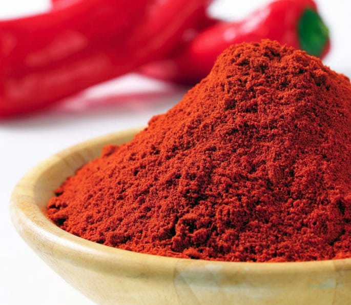 essential indian spices paprika