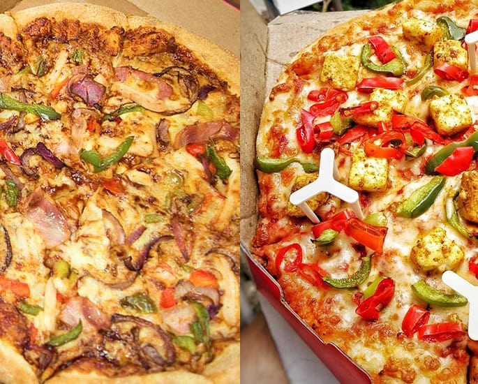 india vs united kingdom - pizza