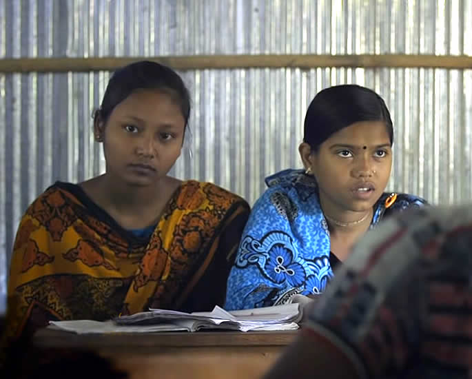 Child Marriage in Bangladesh - school