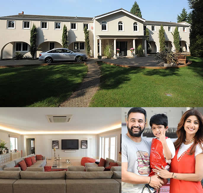 Luxury homes owned by Bollywood Stars - shilpa shetty fam