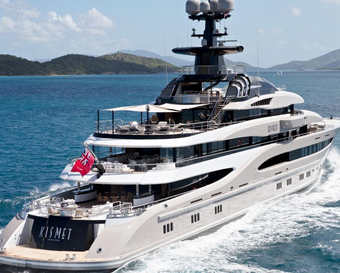 Shahid Khan brings £140m Superyacht 'Kismet' to the UK