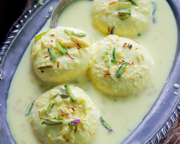 A Desi-style 3 Course meal for Dinner Parties - rasmalai