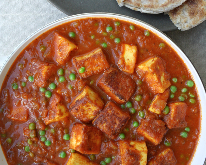 A Desi-style 3 Course meal for a Dinner Party - paneer