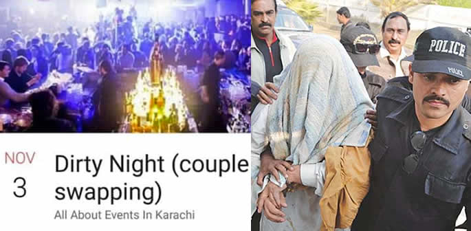 Pakistani Man arrested for Karachi's Dirty Night (couple swapping) f