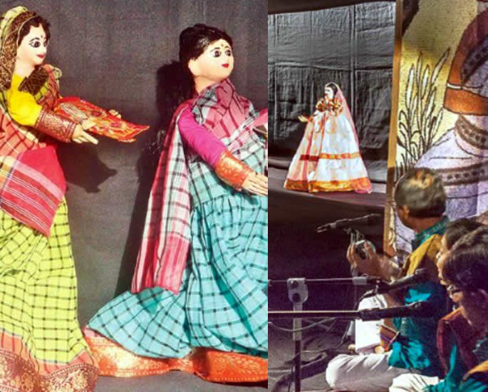 Popular Folk Dances of Bangladesh - puppet dance