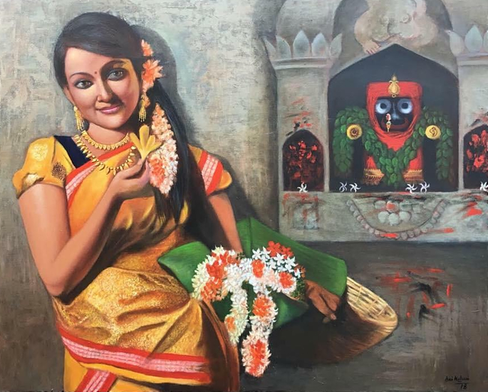 sai kalyani artwork india art festival - in article