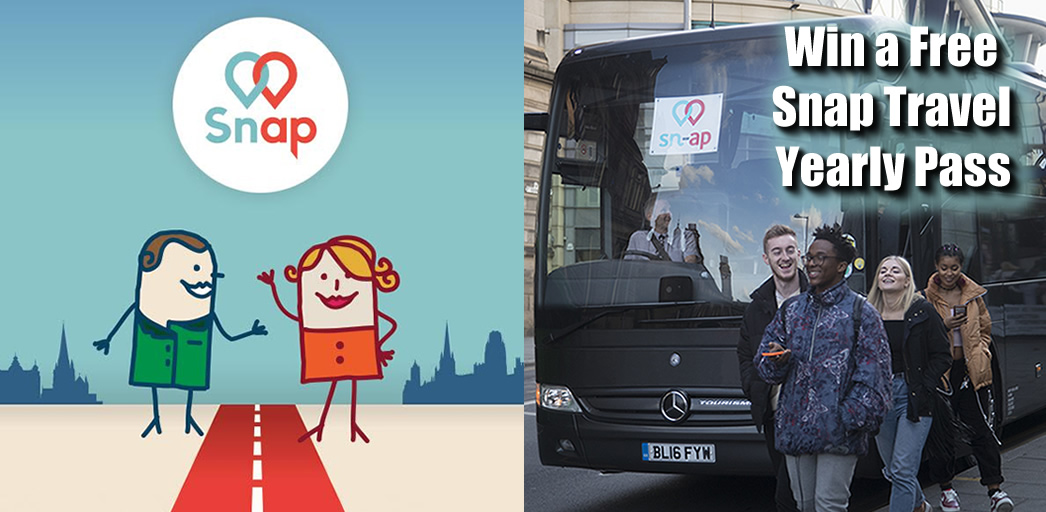 Win a Snap Travel Yearly Pass: Premier Intercity Coach On Demand