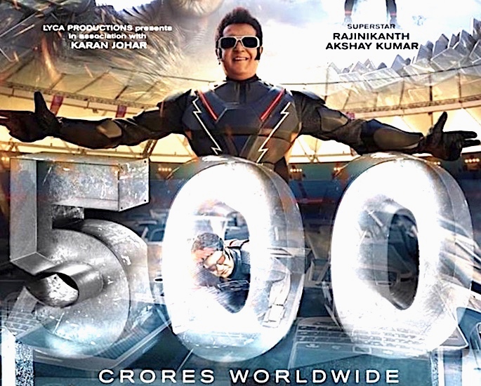 2.0 is a Worldwide Blockbuster after surpassing 500 crore - Rajinikanth