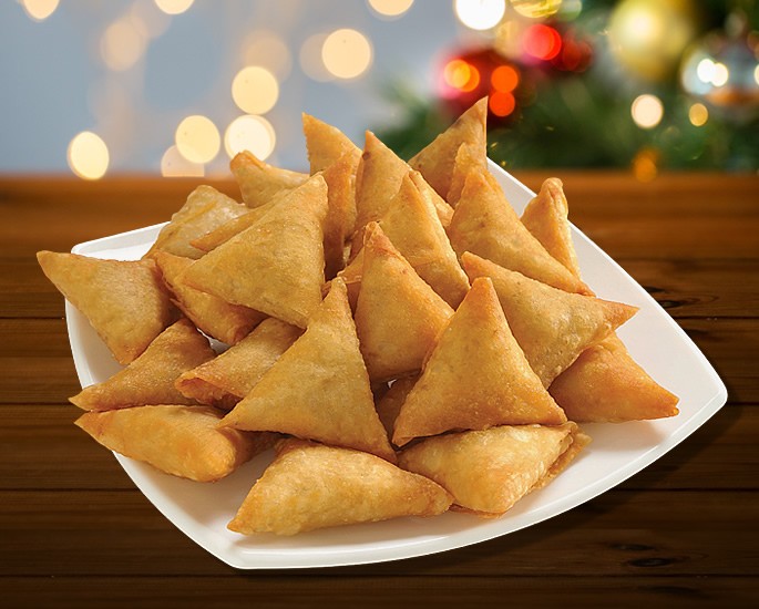 How to Make the Best Desi Christmas Dinner - Mini Samosas