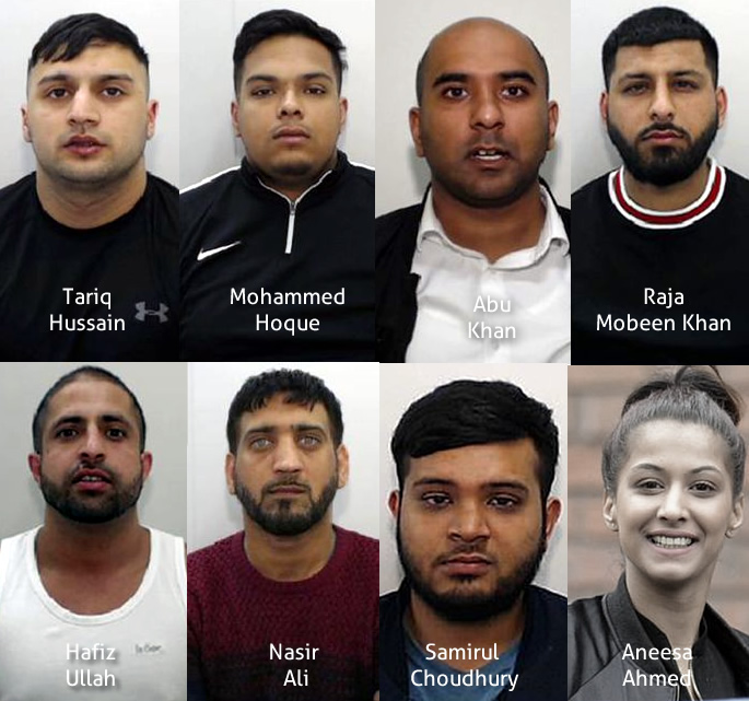 'Kingpin' Mohammed Fazal and Gang jailed for £3m Drug Network - gang