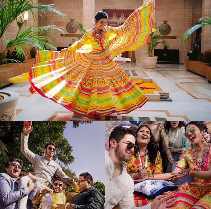 Priyanka Chopra and Nick Jonas wedding in india - sangeet 3
