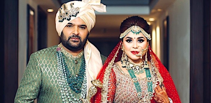 TV Comedy Star Kapil Sharma weds Ginni Chatrath f