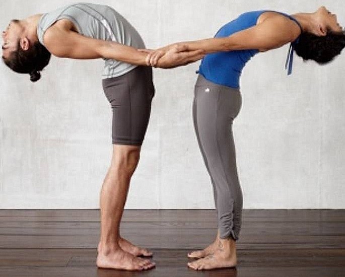 Great Positions for a Better Sex Life - Standing Backbend Pose Partner (Anuvittasana Partner)