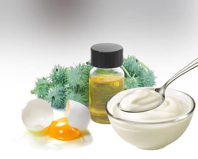 Desi Remedies to Get Longer and Fuller Eyelashes - eggs yoghurt oil