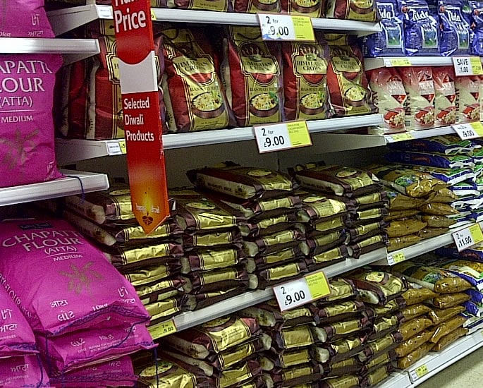 How British Asian Food has Changed in Households - supermarkets