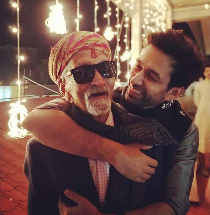Ishqbaaz actor Nakuul Mehta celebrates Grandfather's Birthday - photo