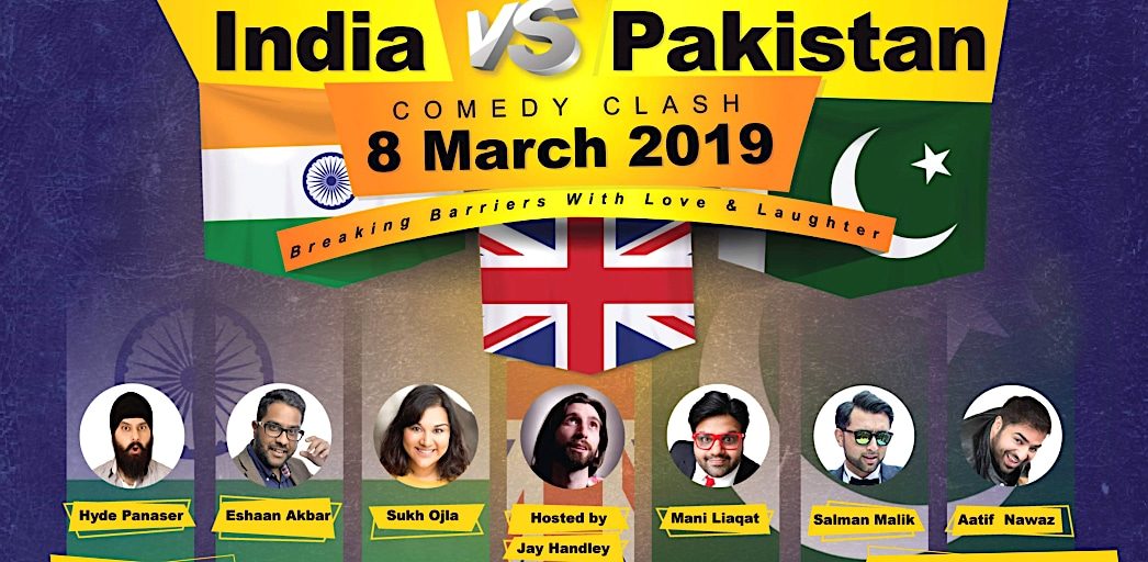 Win Tickets for 2 City India vs Pakistan Comedy Clash