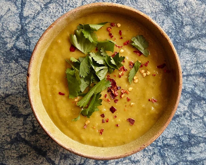 10 Heartwarming Indian Soup Recipes to Try - potato and coriander