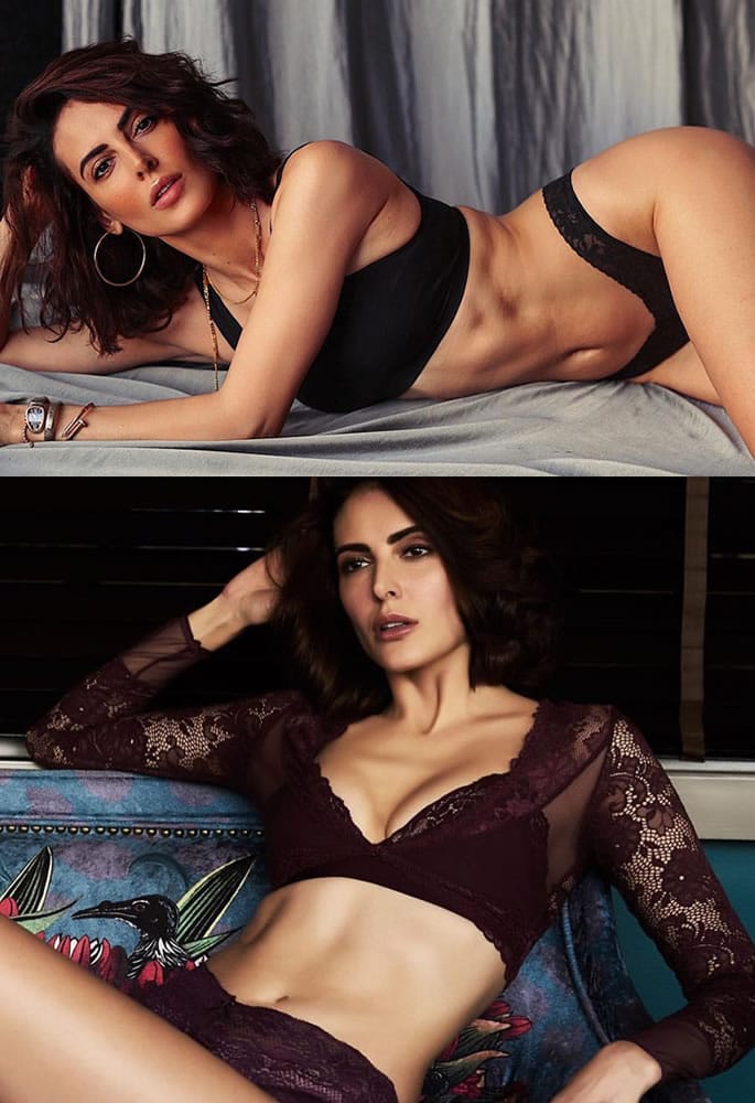 Actress Mandana Karimi gets Trolled for Topless Pose - lingerie